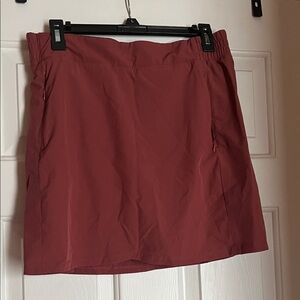 Red Golf Skirt